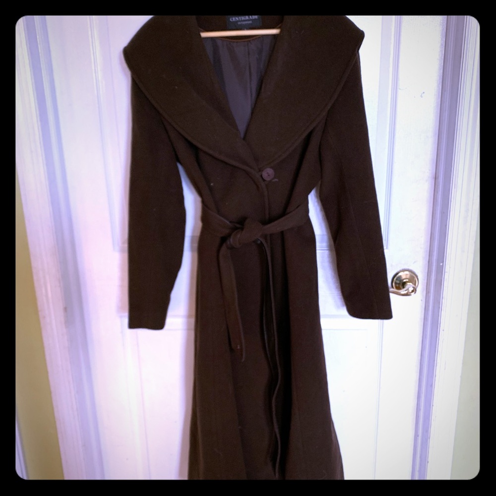 Size large brown coat